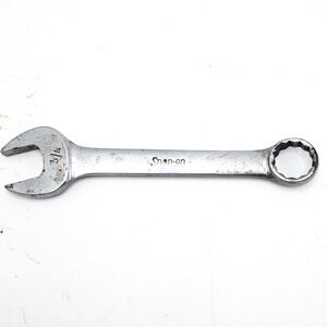 Snap On‎ Wrench 3/4 SAE Vintage USA Combination Open Box End Mechanic Tool